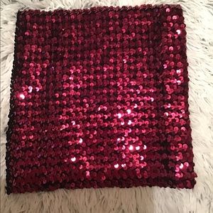 Retro Sequin Tube Top